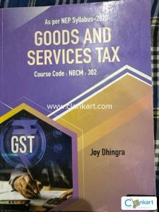GST book for Bcom 3rd semester