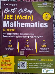 G.Tewani,Jee-mains maths 4th edition, cengage with chp.Wise Qs of 2025