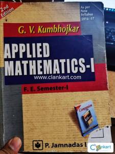 GV KUMBHOJKAR APPLIED MATHEMATICS-I