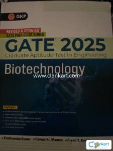 Gate 2025 Biotechnology guide