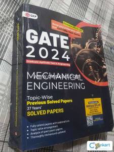 Gate preparation book with previous year solved papers.