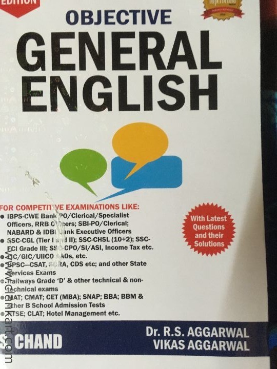 General English for CAT GMAT Banking