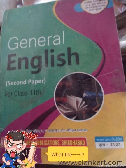 General English second paper for class 11th for all borads up cbse isc
