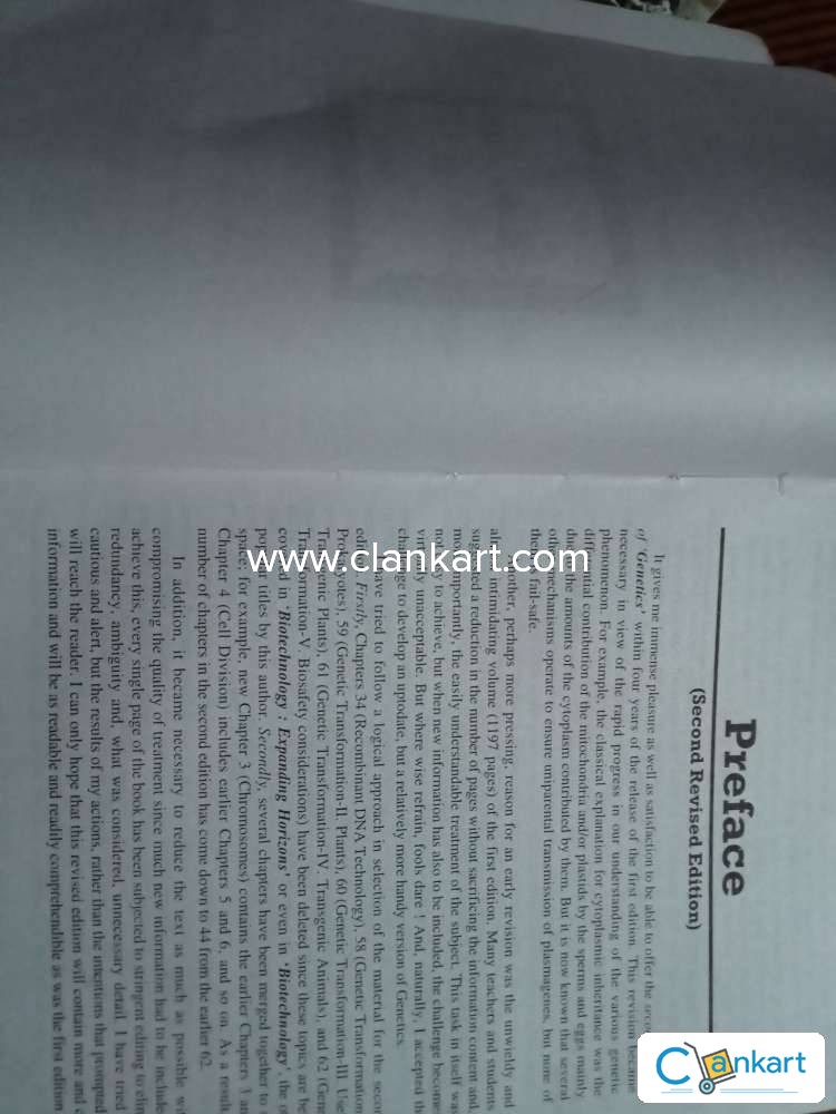 Buy Genetics Book In Excellent Condition At Clankart