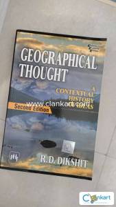 Geographical Thought - RD Dikshit