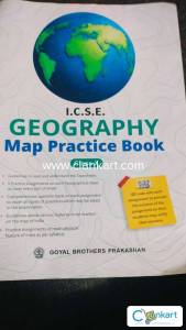 Geography Map practice Book ICSE