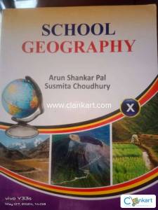 Geography book for class 10