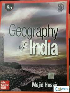 Geography of india - 9th Edition By Majid Husain Mc Graw Hill