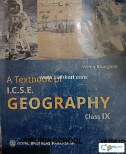 Geography text for class 9th icse