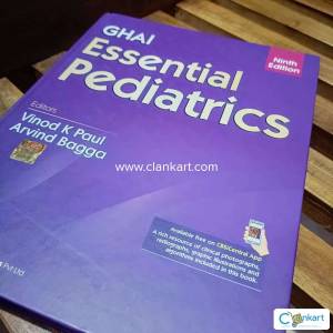 Ghai Essential Pediatrics, 9th edition, 2019