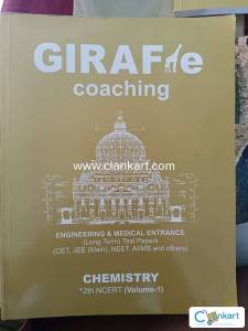 Giraffe coaching books chemistry for (NEET,JEE,KCET)