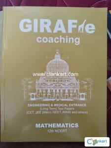 Giraffe coaching maths books for ( JEE MAINS , ADVANCED, KCET)