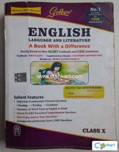Golden English CBSE Guide Book for Class 10th