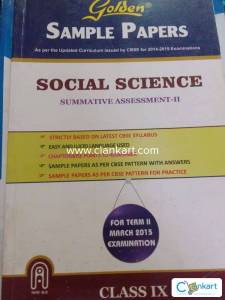 Golden Sample Papers Social science Term 2 Class 9