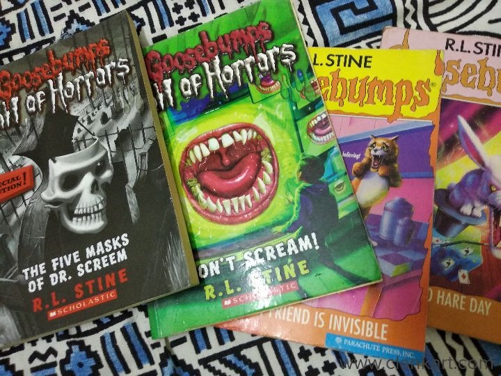 Goosebumps book set