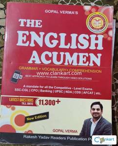 Gopal verma english book for ssc and other competition exams