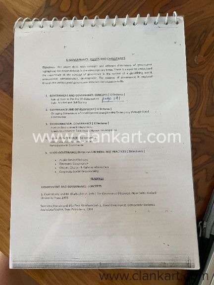 Governance Issues and Challenges