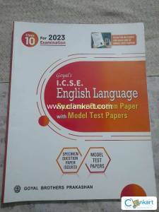 Goyal's I.C.S.E. English Language Question Bank for class 10