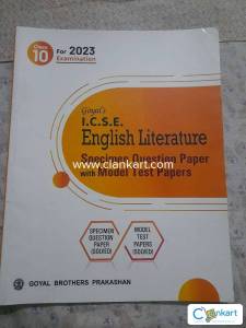 Goyal's I.C.S.E. English Literature Question Bank for class 10