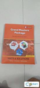Grand master hints and solutions package physics chemistry maths