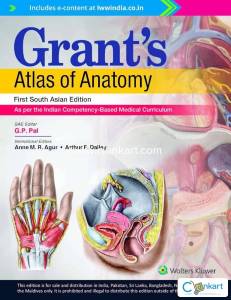 Grants Atlas of Anatomy, South Asian ed Paperback -1 August 2022