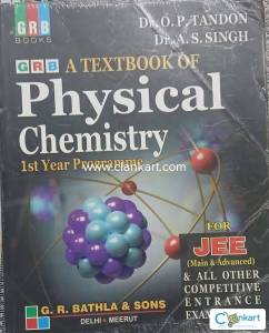 Grb textbook of chemistry for jee mains and advanced