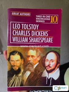 Great authors leo Tolstoy, Charles Dickenson, William Shakespeare