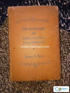Groundwork of educational psychology
