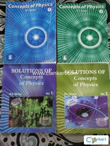 HC Verma Vol 1 and 2 with solution books