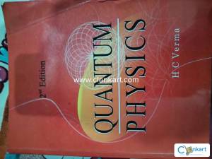 HC Verma sir quantum mechanics book