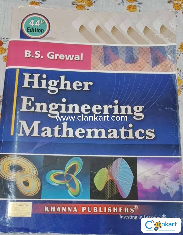 Buy 'HIGHER ENGINEERING MATHEMATICS BS GREWAL 2023' Book In Excellent ...