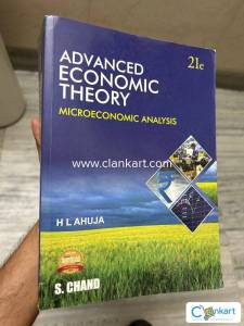 HL Ahuja - Advanced Economic Theory
