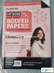 HPbose chemistry last year's solved paper for class 12