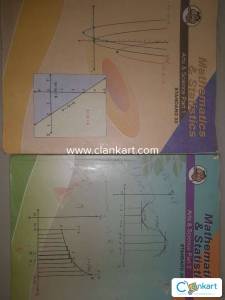 HSC mathematics and statistics book for class 12th