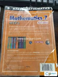 Haese Mathematics IB Class 7