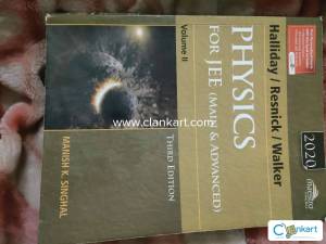 Halliday Resnick Walker physics for jee mains advanced