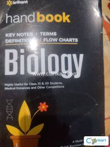 Hand book of biology for class 11 and 12