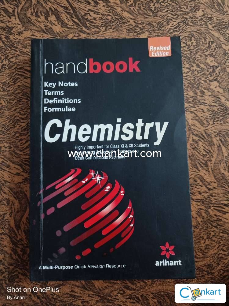 Buy 'Handbook Of Chemistry' Book In Excellent Condition At