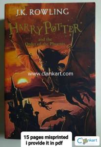 Harry potter and the order of Phoenix first copy