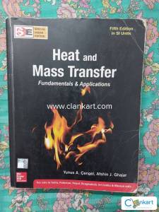 Heat and Mass Transfer by Cengel (good for Gate and IES exam)