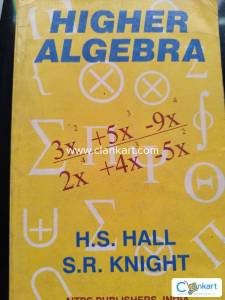 Higher Algebra HS HALL SR KNIGHT