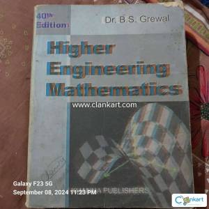 Higher Engineering Mathematics by B.S. Grewal
