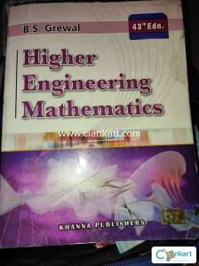 Higher Engineering mathematics