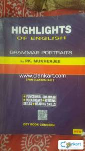 Highlights of English clas 9 & 10 by pk mukherjee