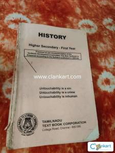 History Tamil Nadu board text book for class 12 first year