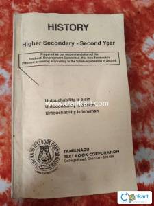 History book Tamil Nadu board for class 12