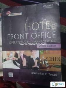 Hotel Front Office for B.Sc in Hospitality and Hotel Administration