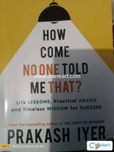 How came no one told me that