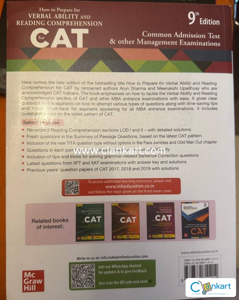 Buy how to prepare for verbal ability and reading comprehension for