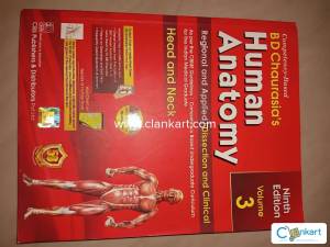 Humab Anatomy BD chaurasia's volume 3 ninth edition